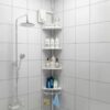 Telescopic Bathroom Corner Shelf Organizer