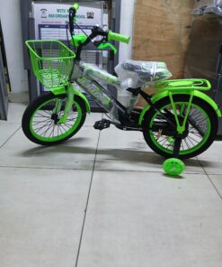 BMX Kids Bicycle with Training Wheels and Basket