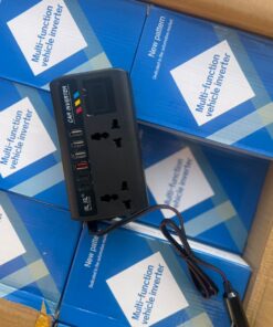 12V Multi-Function Vehicle Power Inverter with USB Ports